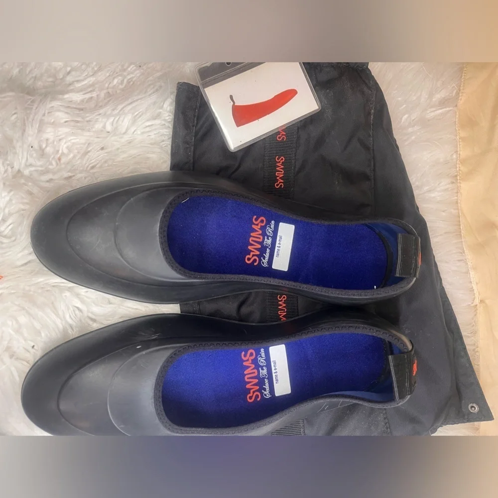 Simms Black Slip-On Shoes